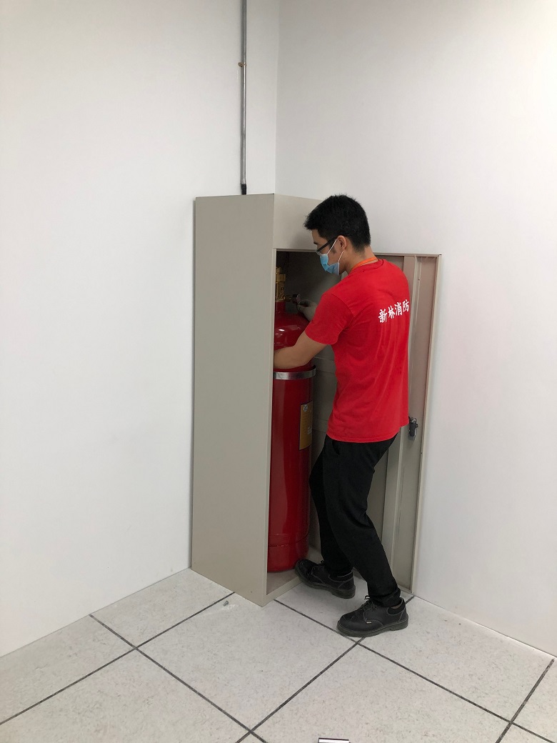 柜式七氟丙烷安装现场
