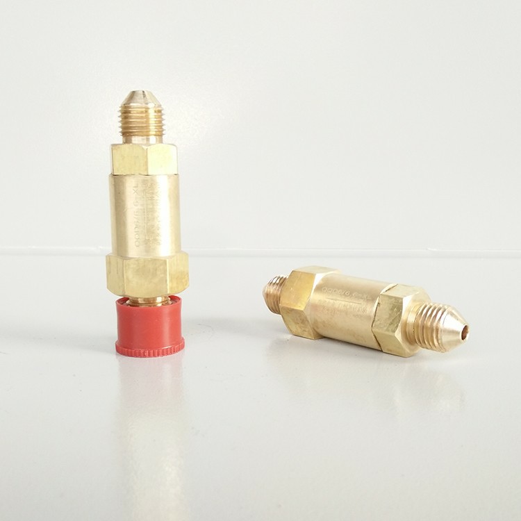 Network driven gas pipeline one-way valve