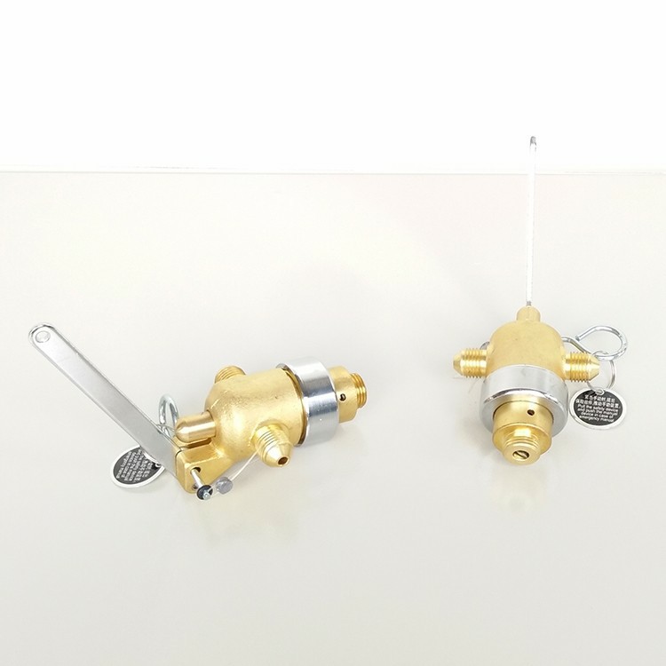 Head valve of heptafluoropropane pipeline network