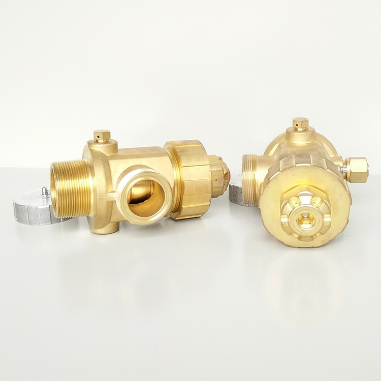 Seven fluoropropane pipeline network bottle group container valve