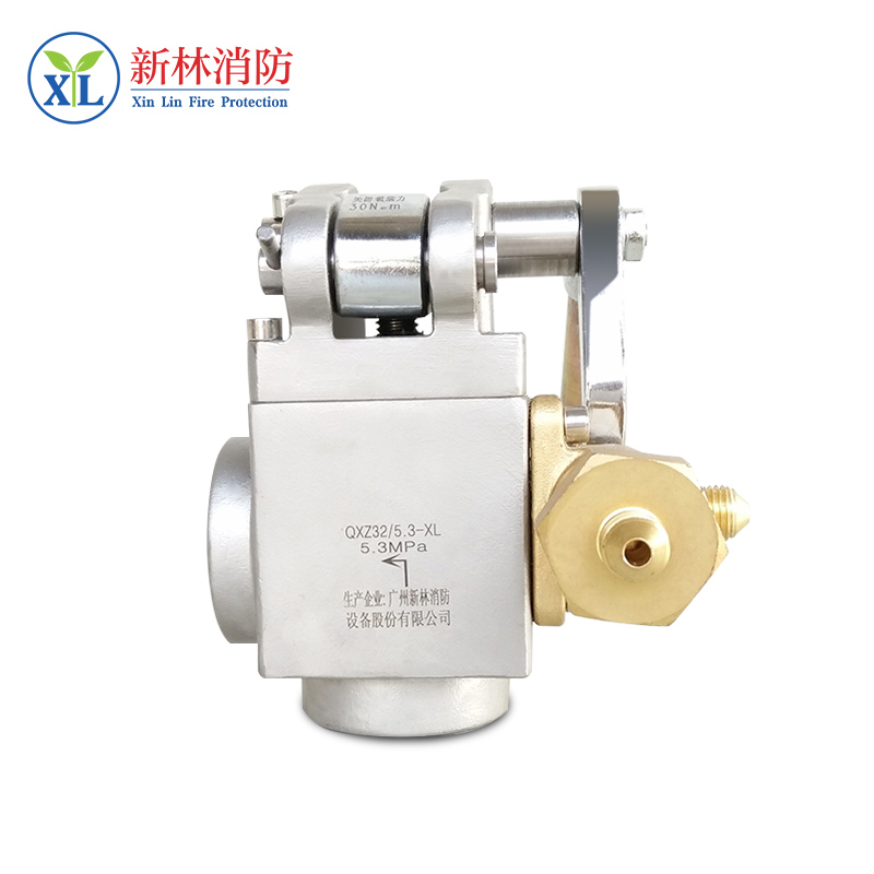 Heptafluoropropane pipeline selection valve