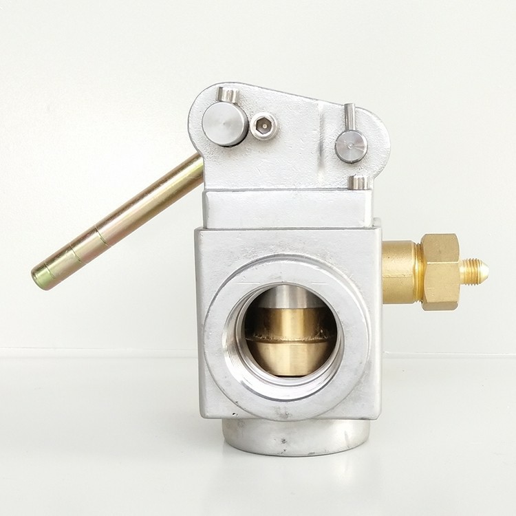 Heptafluoropropane pipeline selection valve