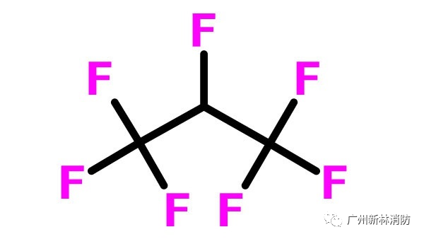 七氟丙烷分子结构 七氟丙烷分子结构